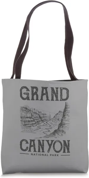 Grand Canyon National Park Merchandise Grand Canyon Hiking Tote Bag