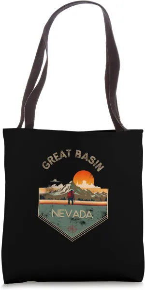 Great Basin Retro Vintage Hiking Apparel - Souvenir Tote Bag