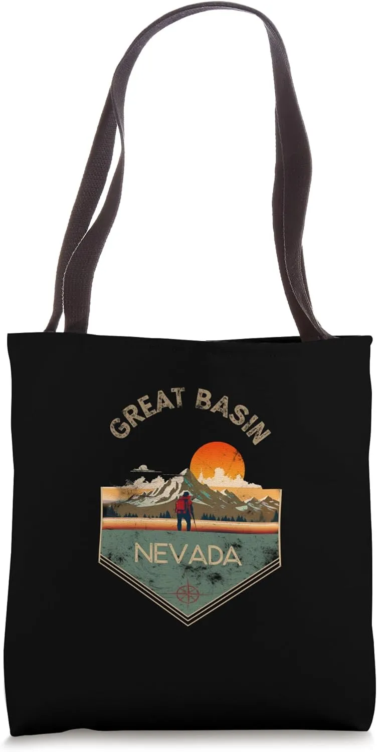 Great Basin Retro Vintage Hiking Apparel - Souvenir Tote Bag