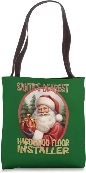 Hardwood Floor Installer Christmas Holiday Love Xmas Tote Bag