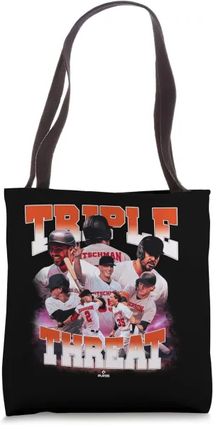 Henderson, Rutschman, Santander | MLBPA Trios | MLBTRIO4010 Tote Bag