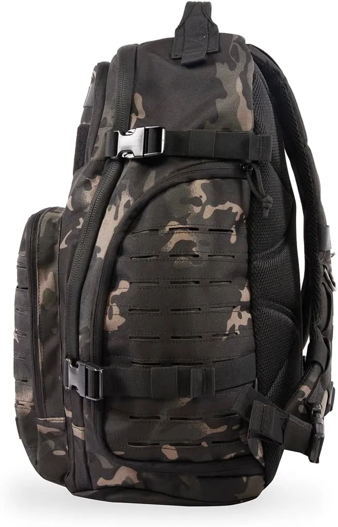 HIGHLAND TACTICAL Men's Roger, Black Urban CAMO, One_Size