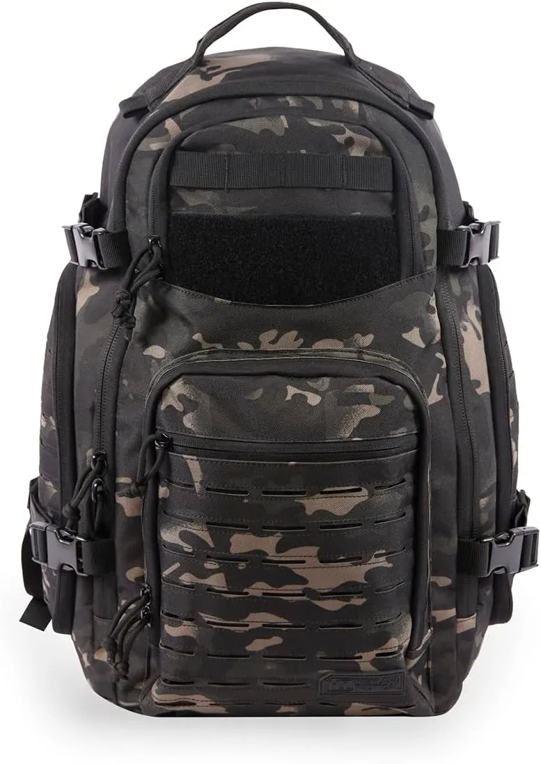 HIGHLAND TACTICAL Men's Roger, Black Urban CAMO, One_Size