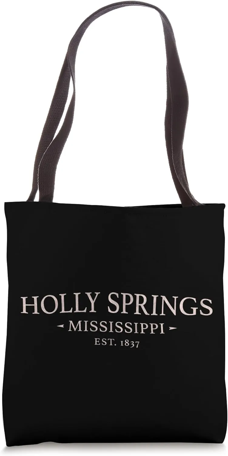 Holly Springs Mississippi - Simple Holly Springs MS Tote Bag