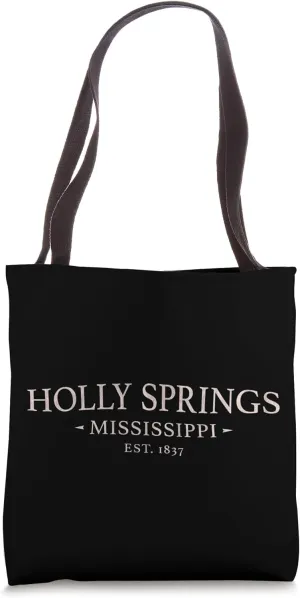 Holly Springs Mississippi - Simple Holly Springs MS Tote Bag