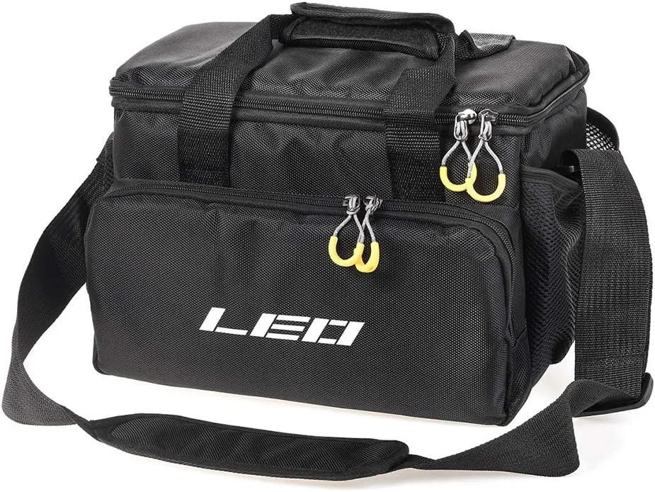 HXBER Multifunctional Padded Fishing Tackle Bag Fishing Accessories Storage Bag Case Carp Fishing Shoulder Bag Hand Bag