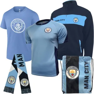Icon Sports Pro League Ultimate Fan Pack – Officially Licensed 5-Piece Soccer Merch - Shirt, Jersey, Jacket, Scarf, Bag