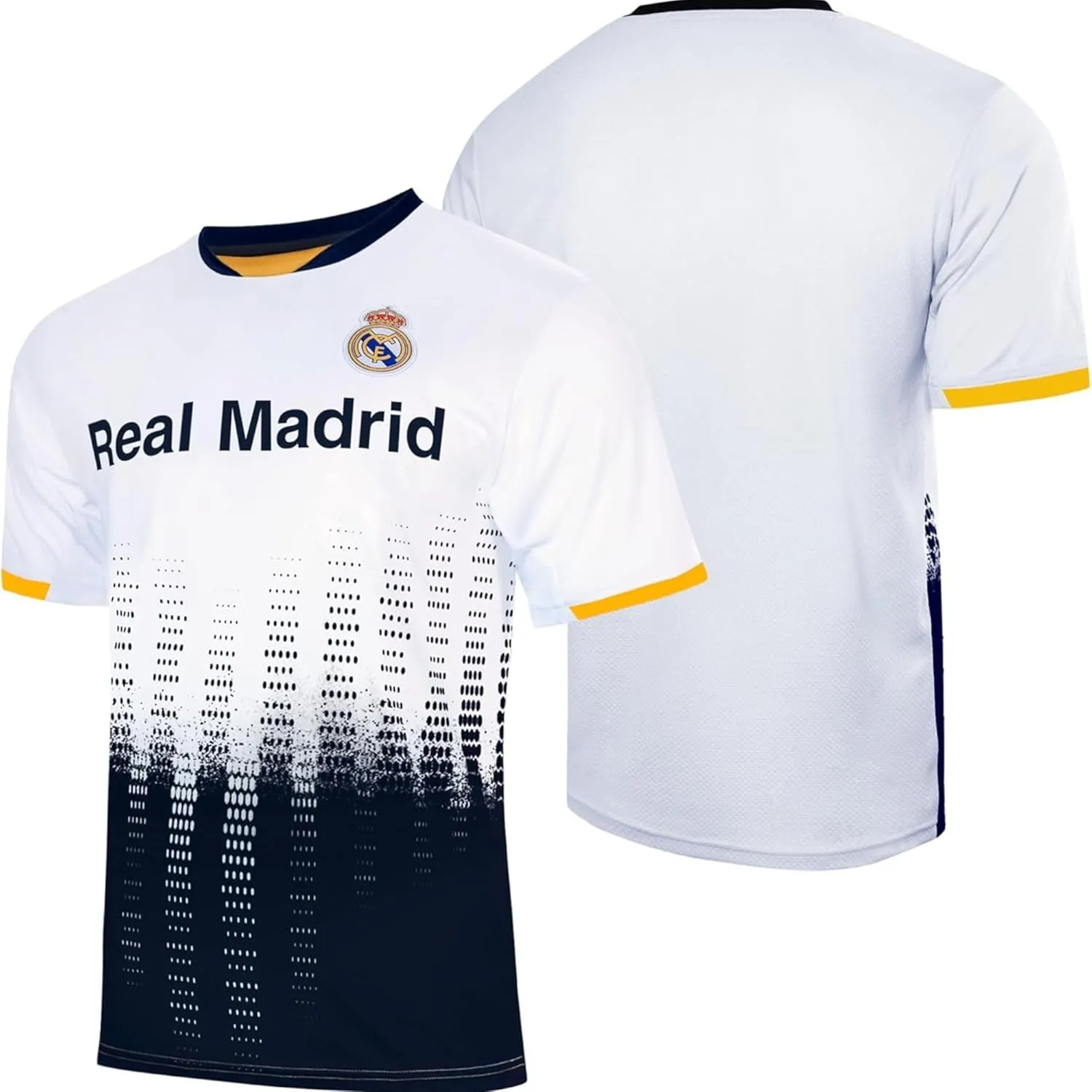 Icon Sports Ultimate Fan Pack: Officially Licensed CF Real Madrid Soccer Bag, Scarf, Jacket & Shirts 5 Piece Value Set