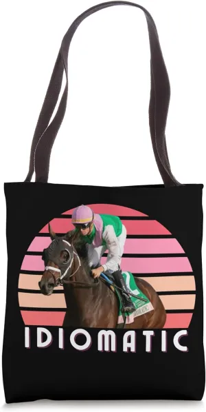 Idiomatic Horse, Horse Racing, Del Mar, Santa Anita Shirt Tote Bag