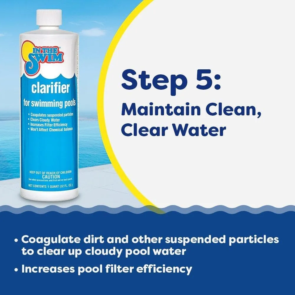 In The Swim Pool Basic Opening Chemical Start Up Kit - Above Ground and In-Ground Swimming Pools - Up to 7,500