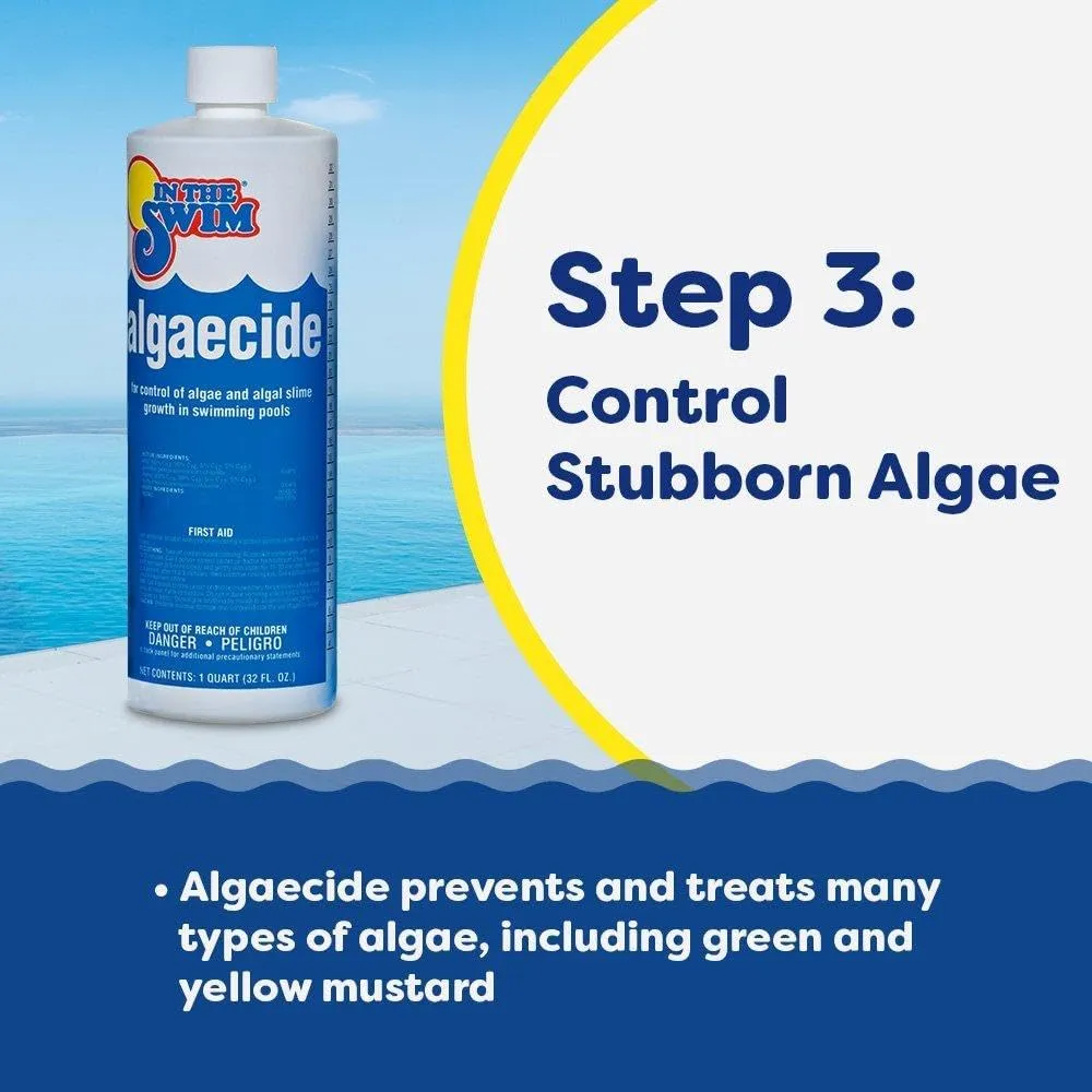 In The Swim Pool Basic Opening Chemical Start Up Kit - Above Ground and In-Ground Swimming Pools - Up to 7,500