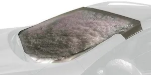 Intro-Tech Automotive AU-55-S Custom Fit Windshield Winter, Snow, Ice and Frost Shade for Select Audi RS5 Models, Silver