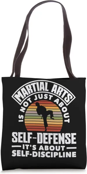It's About Self-Discipline Karate Jiu Jitsu Tote Bag