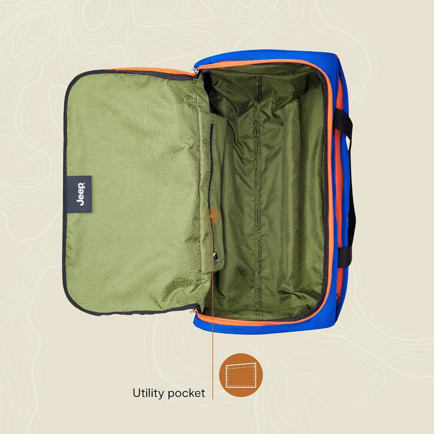 Jeep JS009D Rolling Duffel