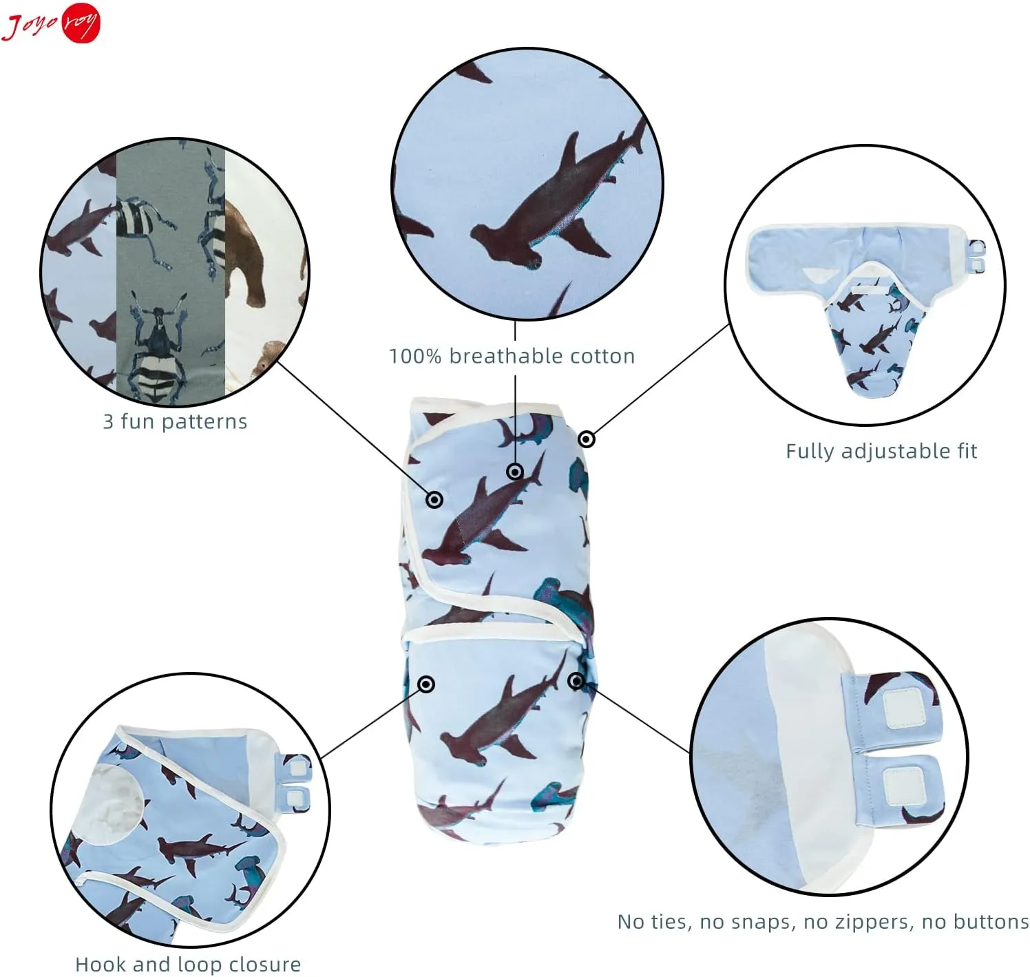Joyo roy Baby Swaddle 3-6 Months Swaddle Baby Swaddle Wrap Swaddle 3-6 Months Baby Swaddlers for Baby Swaddle Swaddle Blankets for Baby Boy 3-6 Month Baby Swaddle