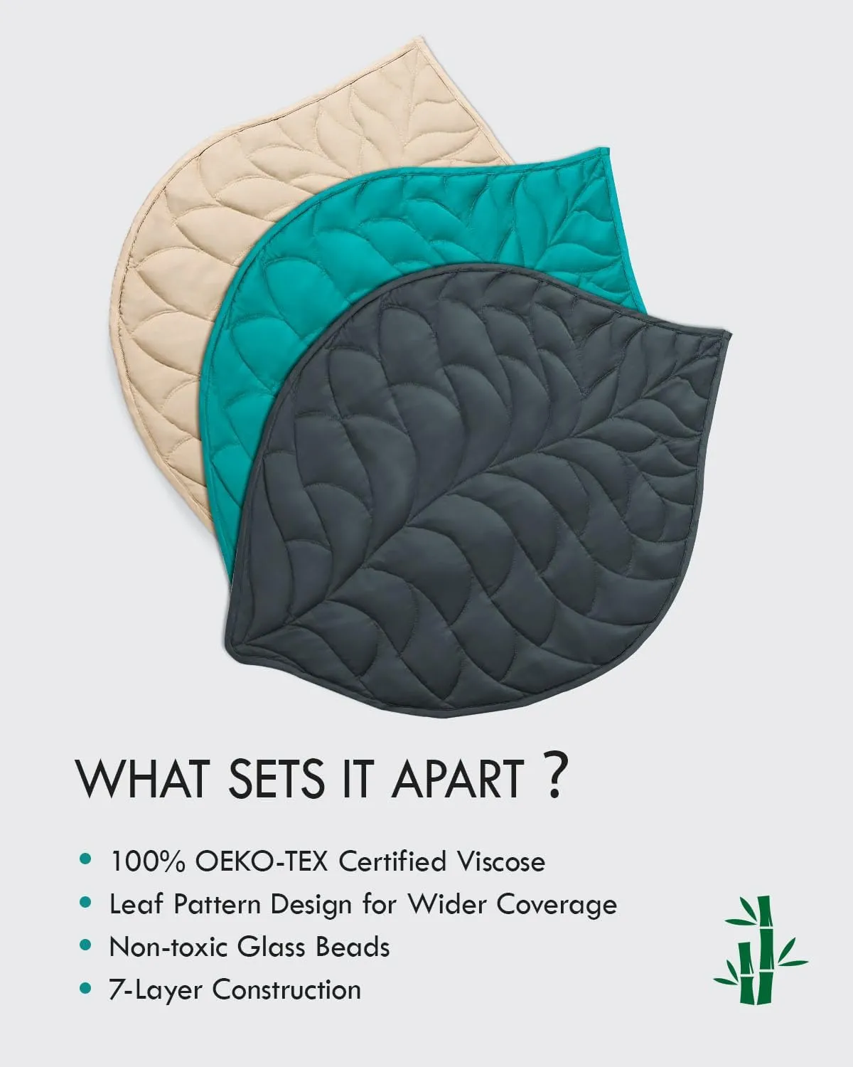 Kaisa Weighted Lap Blanket 5lbs 23'' x 29'', 100% Rayon Made from Bamboo, Weighted Blanket for Adults for Travel Relaxation, Machine Washable, Dark Gray