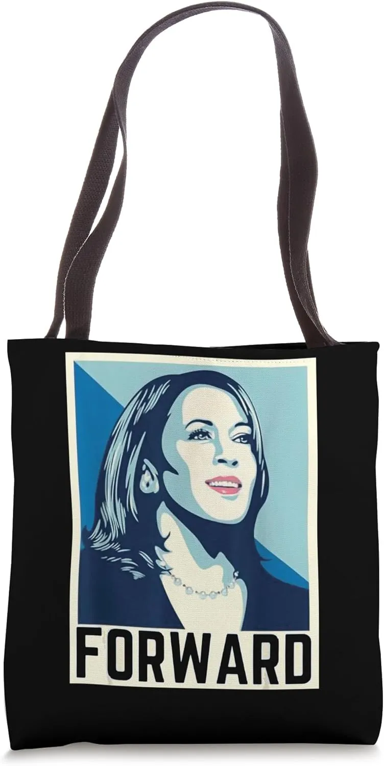 Kamala Harris FORWARD 2024 Presidential Election President Tote Bag