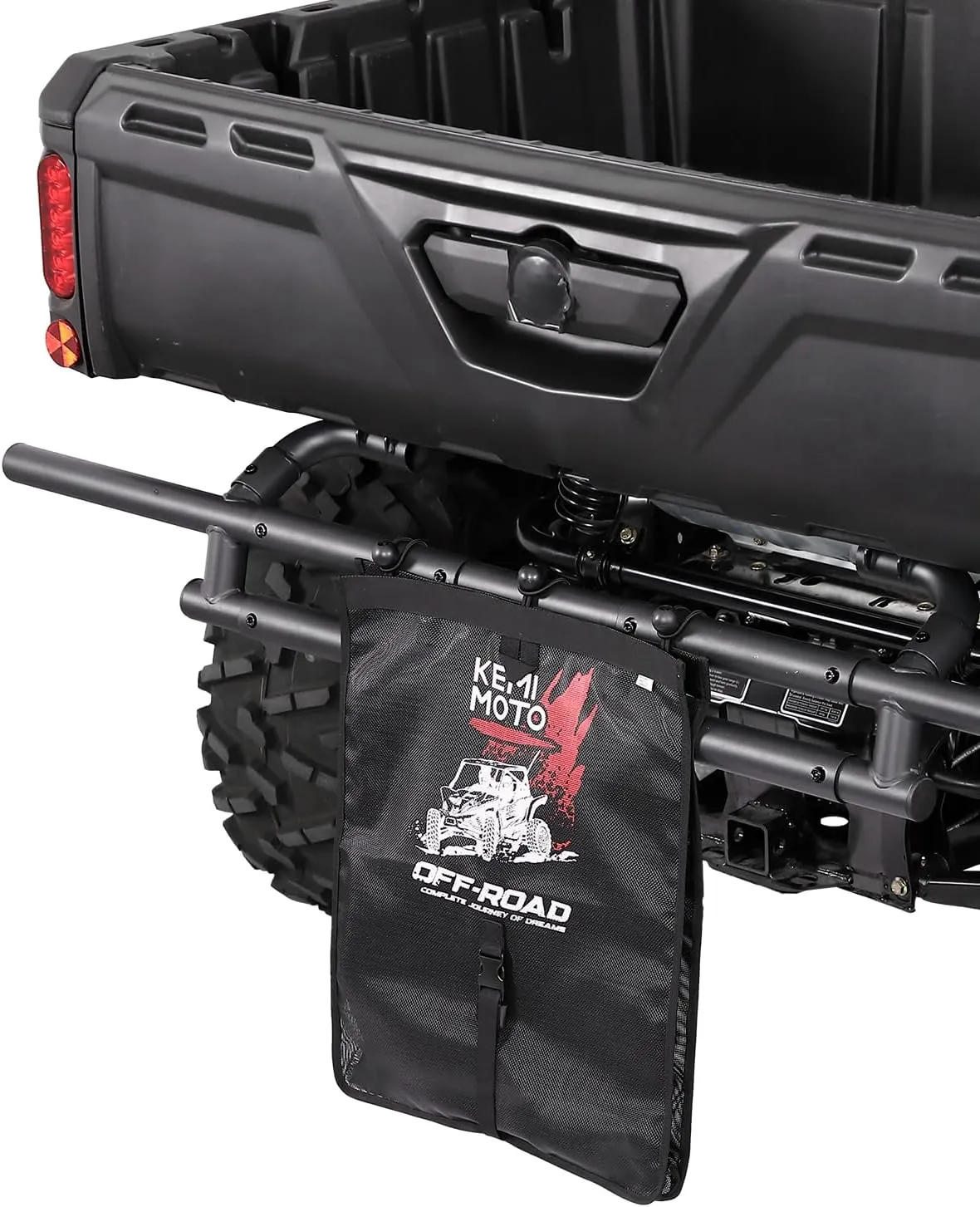KEMIMOTO Large Trash Sack for UTV ATV, Dry-Wet Trash Bag PVC Mesh Trash Sack Universal Accessorie Compatible with Polaris RZR, Can-Am, CFMOTO, Teryx, Pioneer, Golf Cart, Off-Road-Work Print