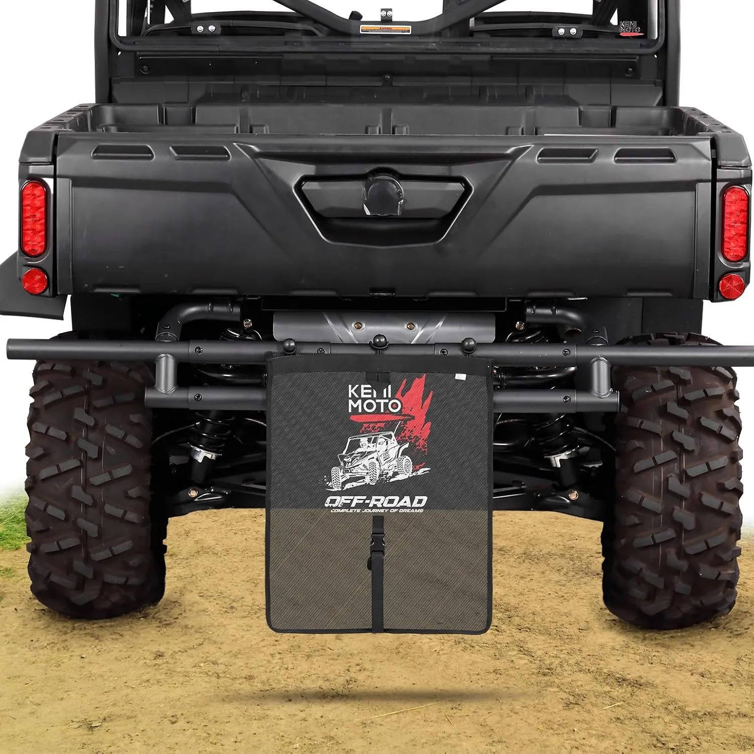 KEMIMOTO Large Trash Sack for UTV ATV, Dry-Wet Trash Bag PVC Mesh Trash Sack Universal Accessorie Compatible with Polaris RZR, Can-Am, CFMOTO, Teryx, Pioneer, Golf Cart, Off-Road-Work Print