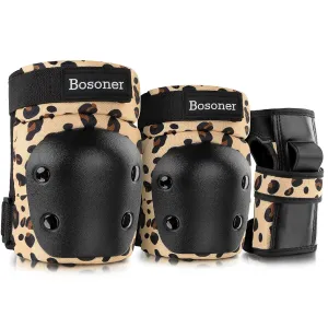 Kids/Youth/Adult Knee Pad Elbow Pads Guards Protective Gear Set for Wrist Guards Roller Skates Scooter Inline Skating Cycling Skateboard Mountain Biking Rock Climbing etc (Large)