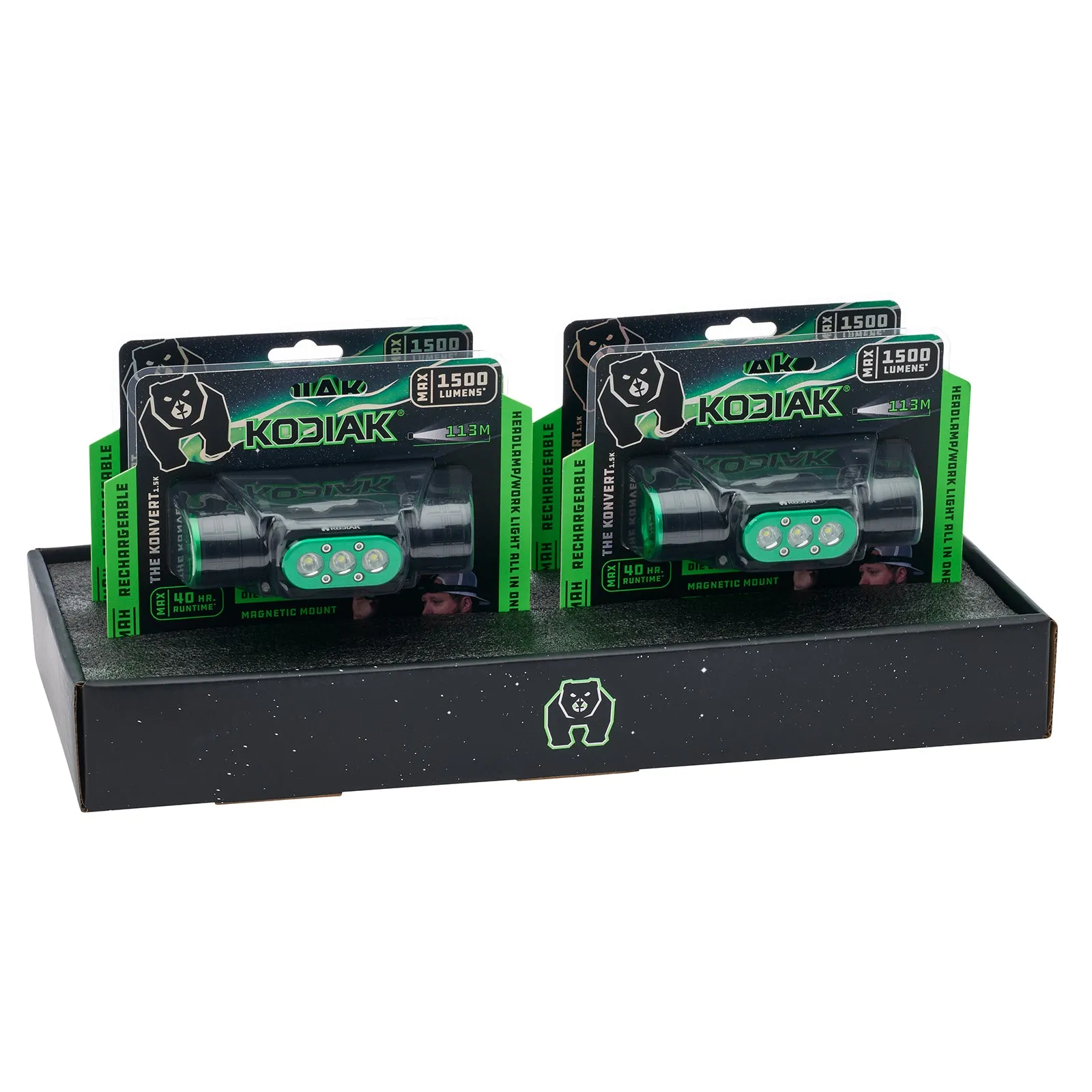 Kodiak 1500 Lumen Rechargeable Headlamp