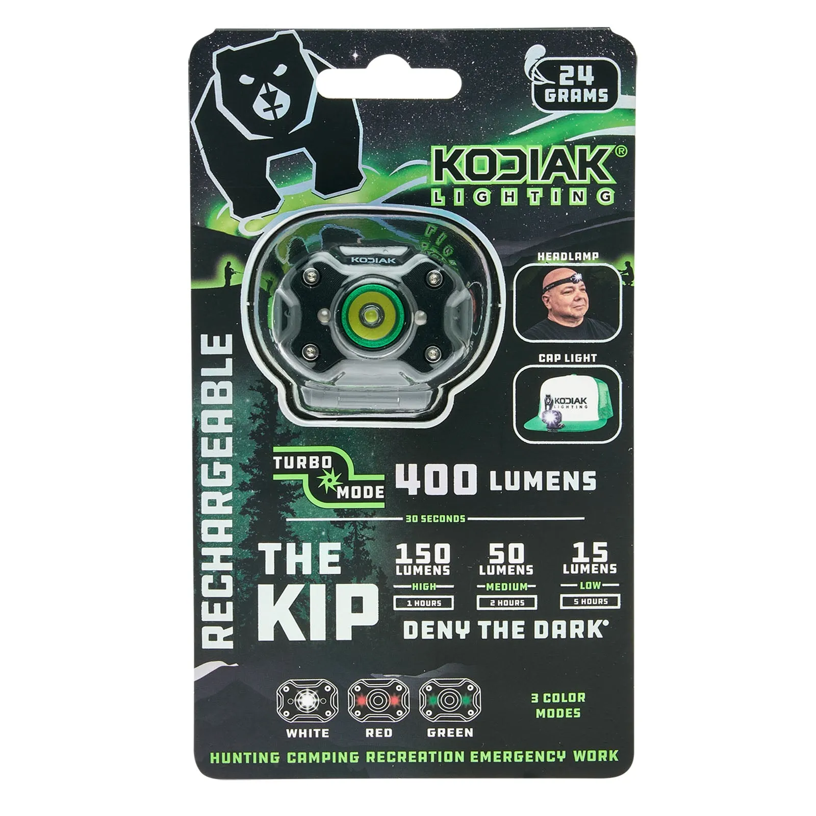 Kodiak® KIP® Rechargeable Micro Headlamp