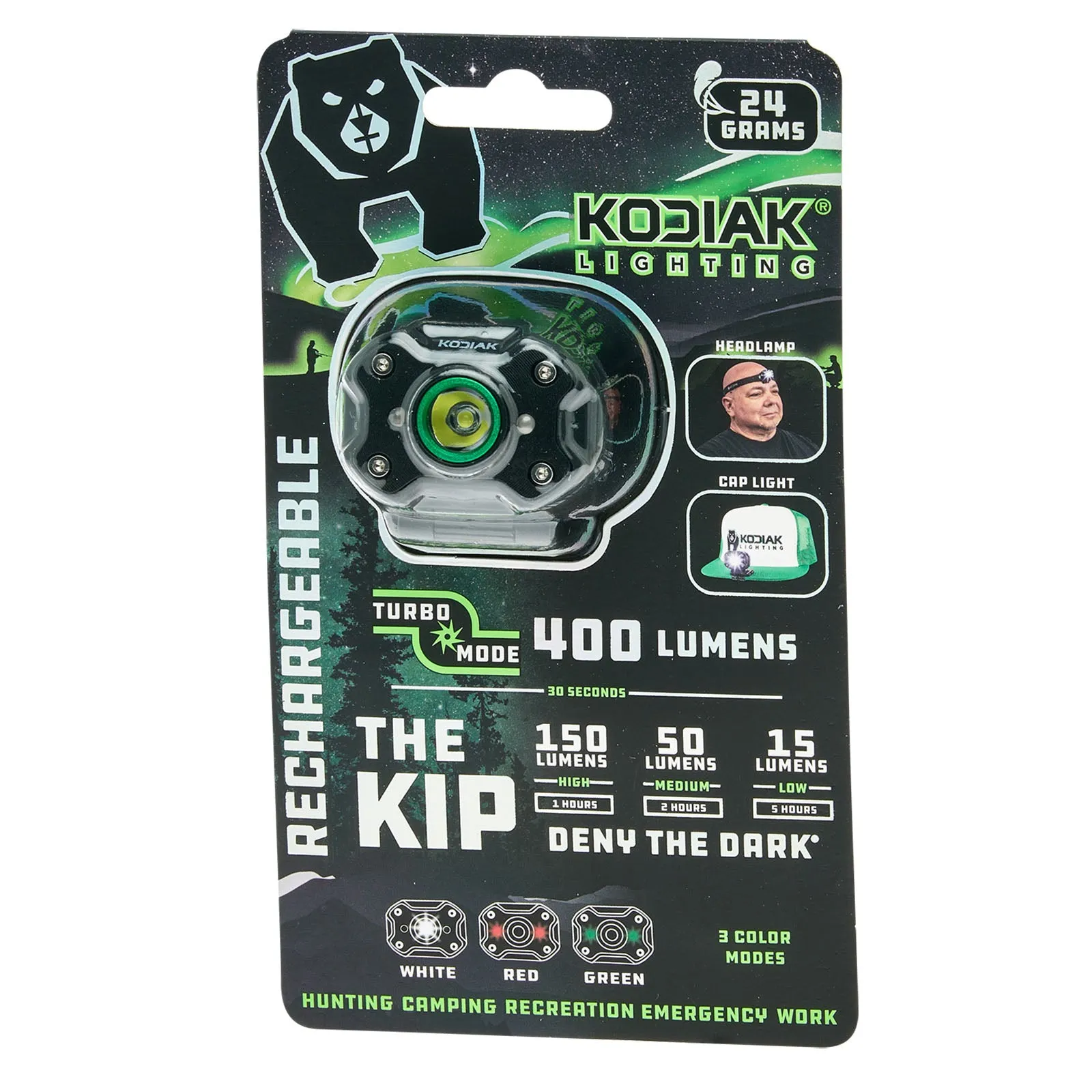 Kodiak® KIP® Rechargeable Micro Headlamp
