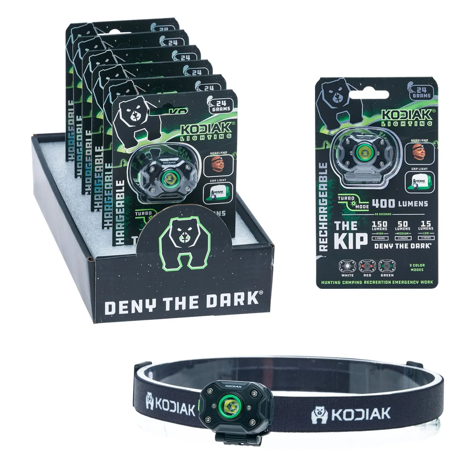 Kodiak® KIP® Rechargeable Micro Headlamp