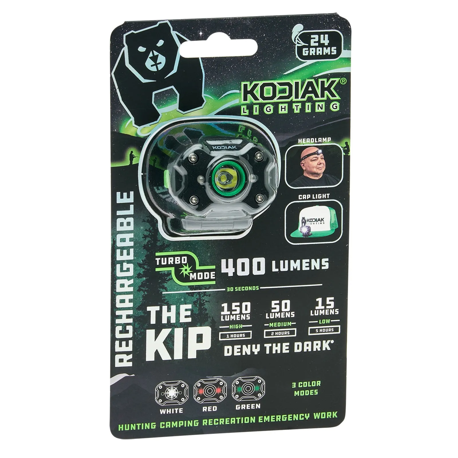 Kodiak® KIP® Rechargeable Micro Headlamp