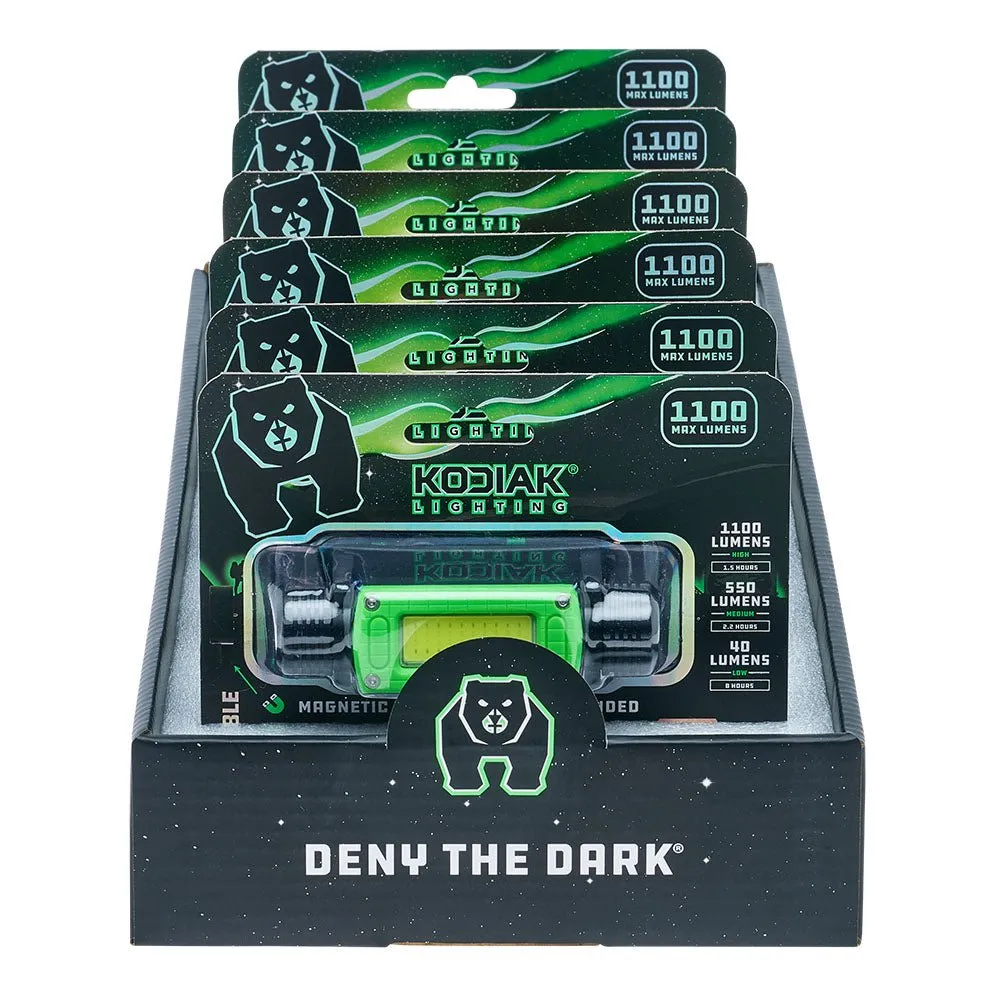Kodiak® Konvert 1000 Lumen Rechargeable Headlamp with Magnetic Charging