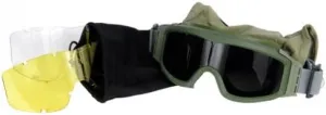 Lancer Tactical CA-203G Safety Airsoft Goggles w/Interchangeable Multi Lens Kit (OD Green), Includes Smoked, Clear, & Yellow Lens
