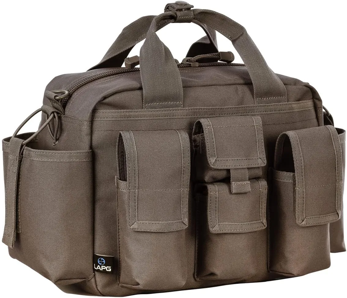 LAPG Tactical Bail Out Gear, Survival Bug Out, Hunting & Hiking, Range Bag with Shoulder Strap & Carry Handle