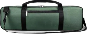LEAP Chess Bag Only for Chess Sets Convenient Carrying Bag with Four Store Part for Roll-up Chess Board Chess Pieces Chess Clock, Carry Case of Chess Sets for Traveling or Camping Green
