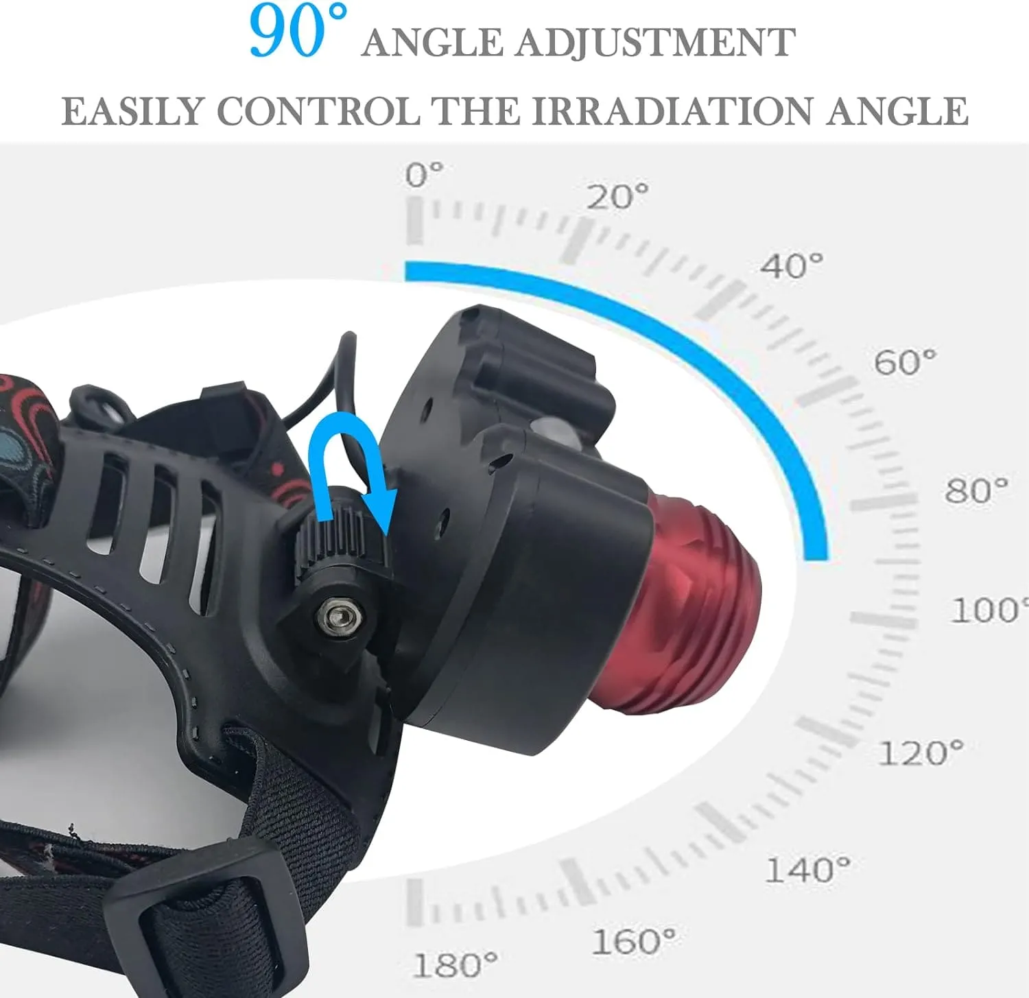 Led Head Lamp, Camping Hunting Lantern Head Torch, Long Shot Superlight, Adjustable Waterproof Headlamp Flashlight, Rechargeable Headlight Torch, Zoom Hunting Lamp Torch Light, Super Beam Head Light,