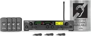 Listen Technologies LP-4VP-072 Assistive Listening DSP Value Package, Includes LT-803-072 Stationary 3-Channel RF Transmitter, 72 MHz