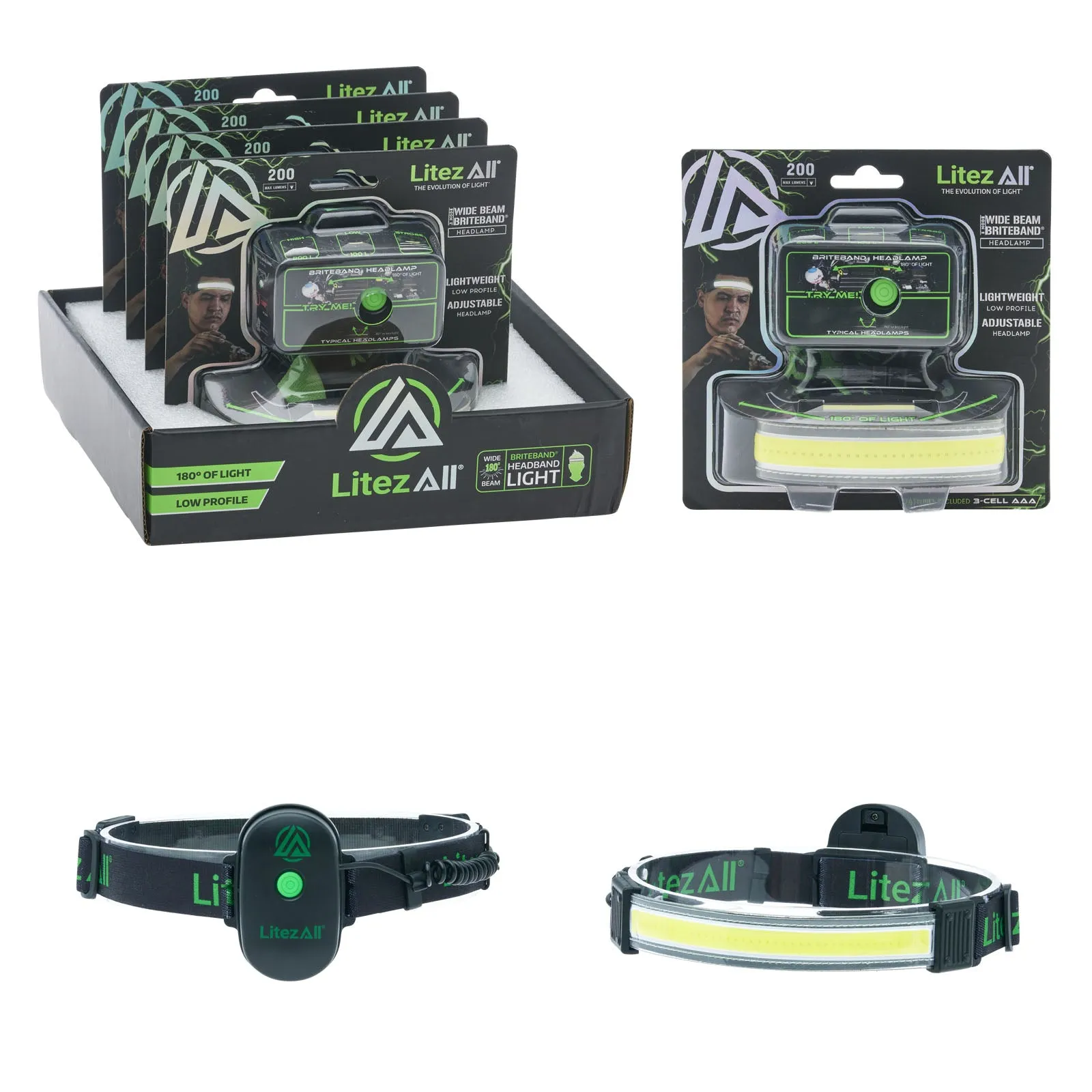 LitezAll Briteband® Headband Light