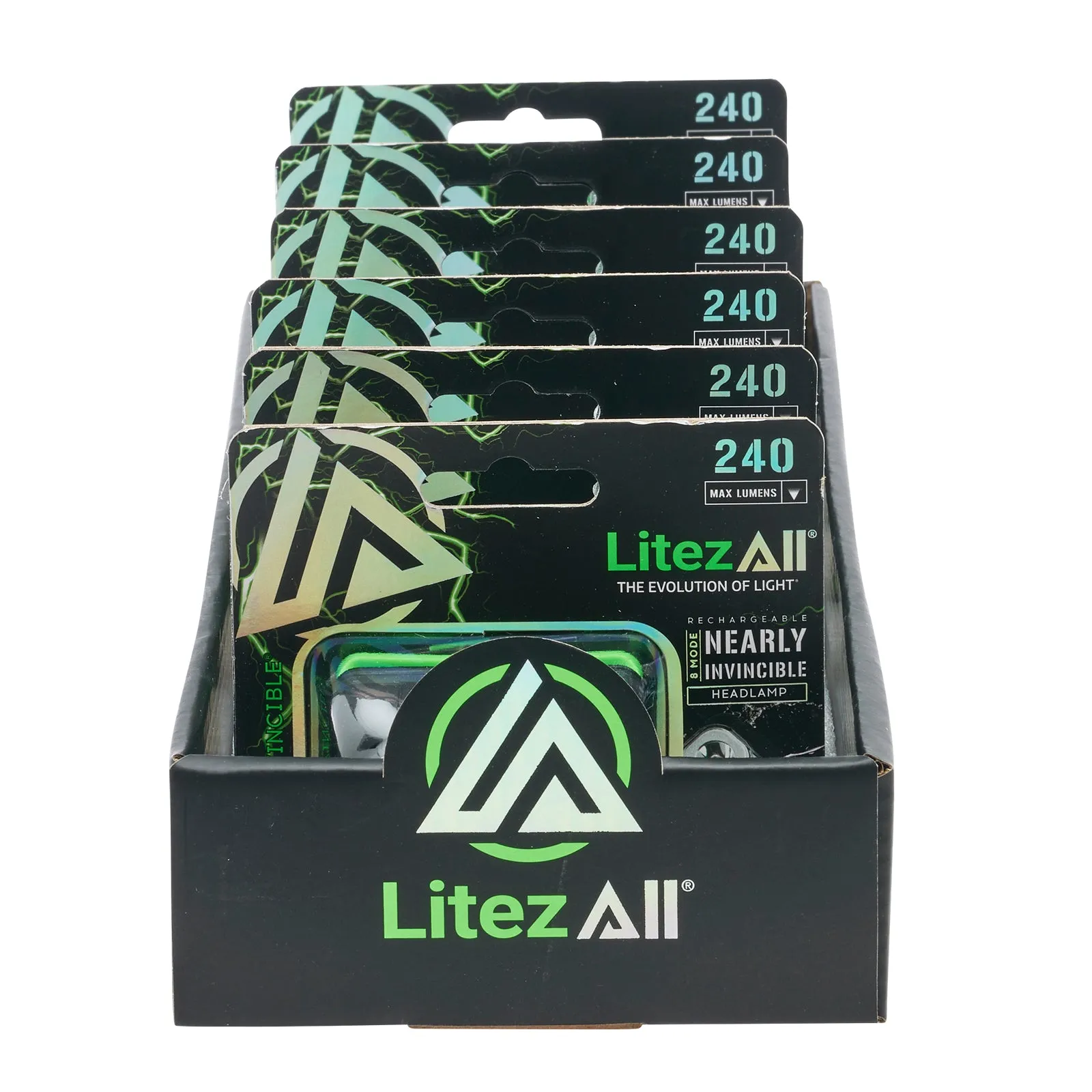 LitezAll Nearly Invincible™ Rechargeable Head Lamp