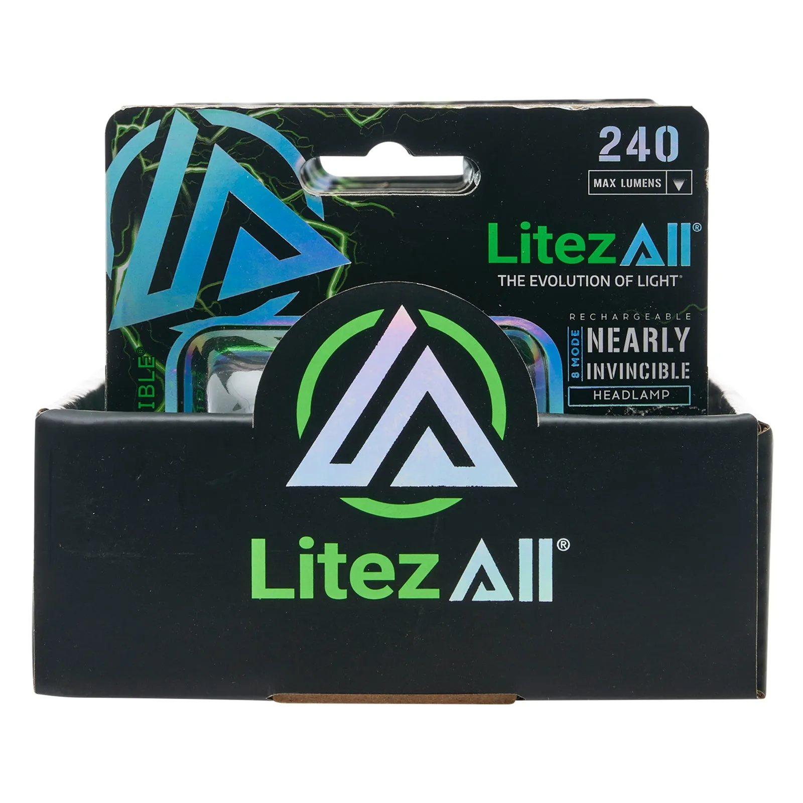 LitezAll Nearly Invincible™ Rechargeable Head Lamp