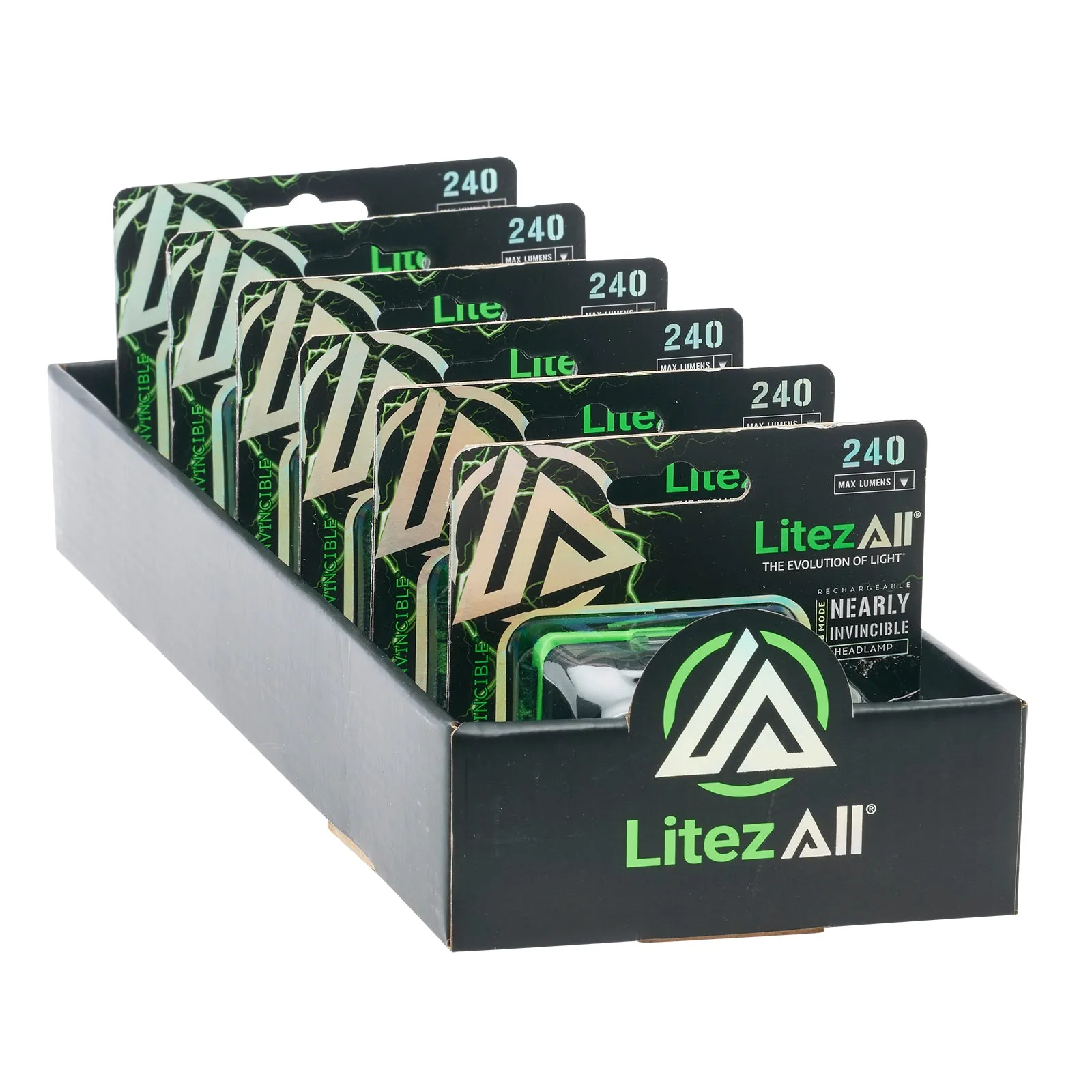 LitezAll Nearly Invincible™ Rechargeable Head Lamp