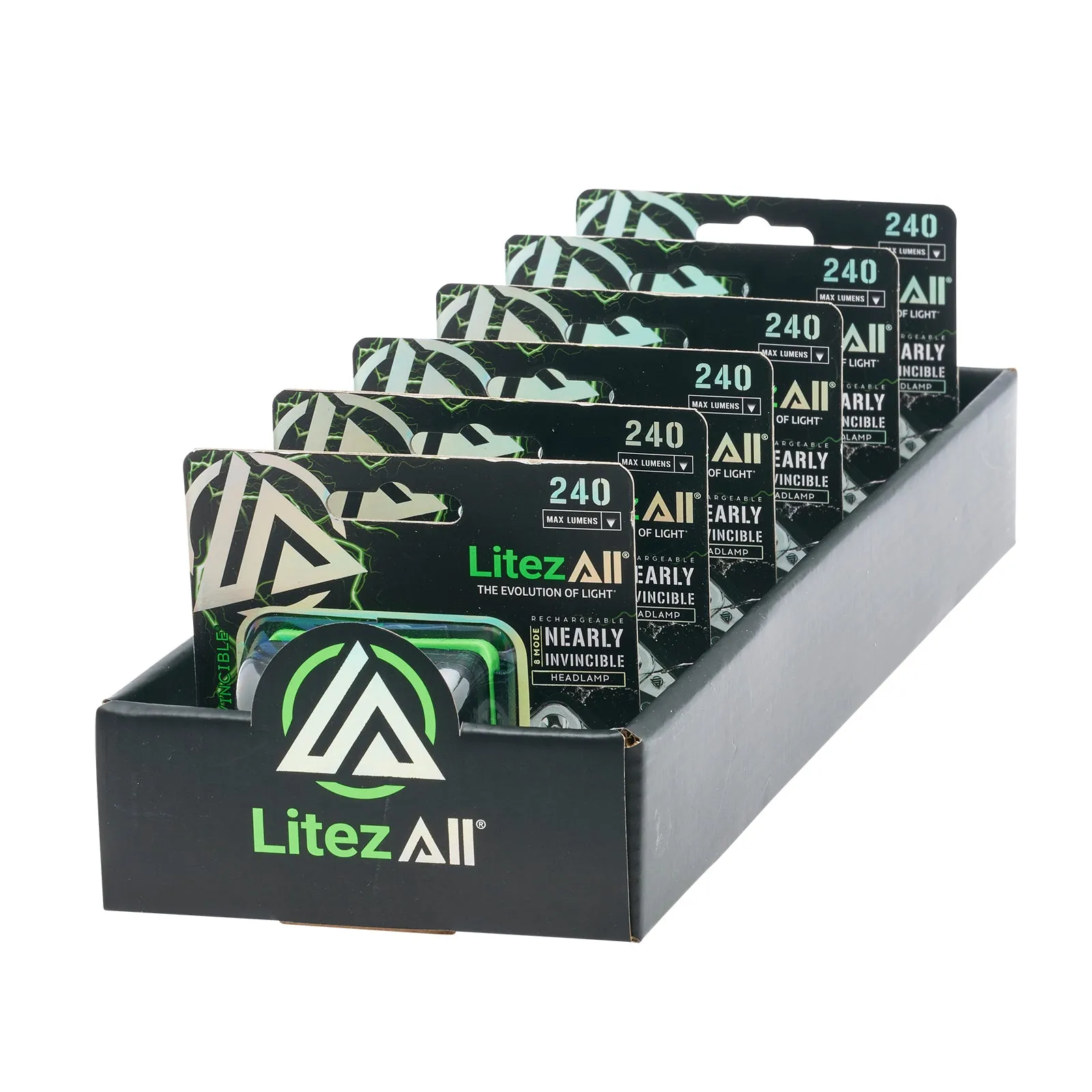 LitezAll Nearly Invincible™ Rechargeable Head Lamp