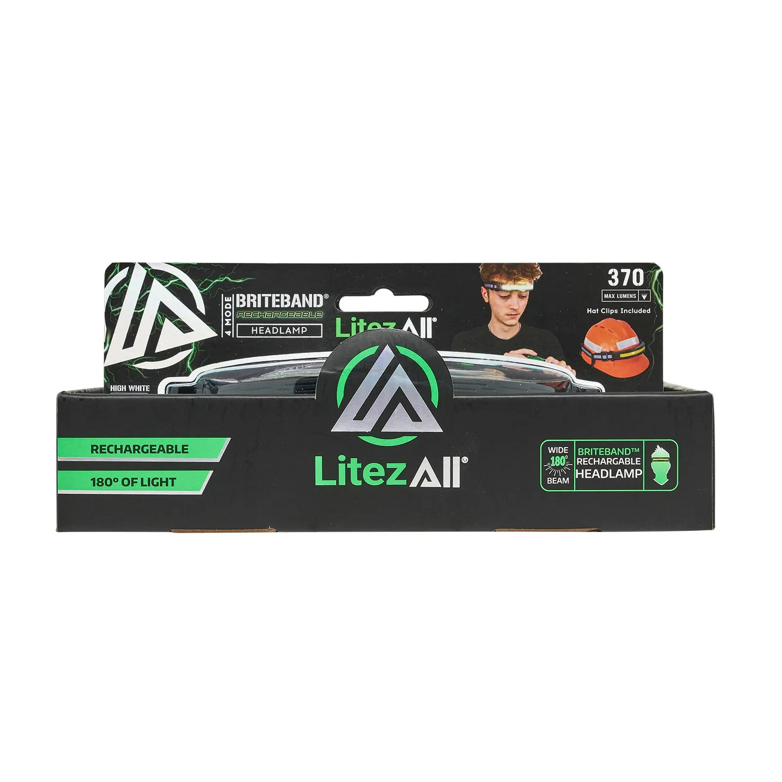 LitezAll Rechargeable Briteband® Headlamp