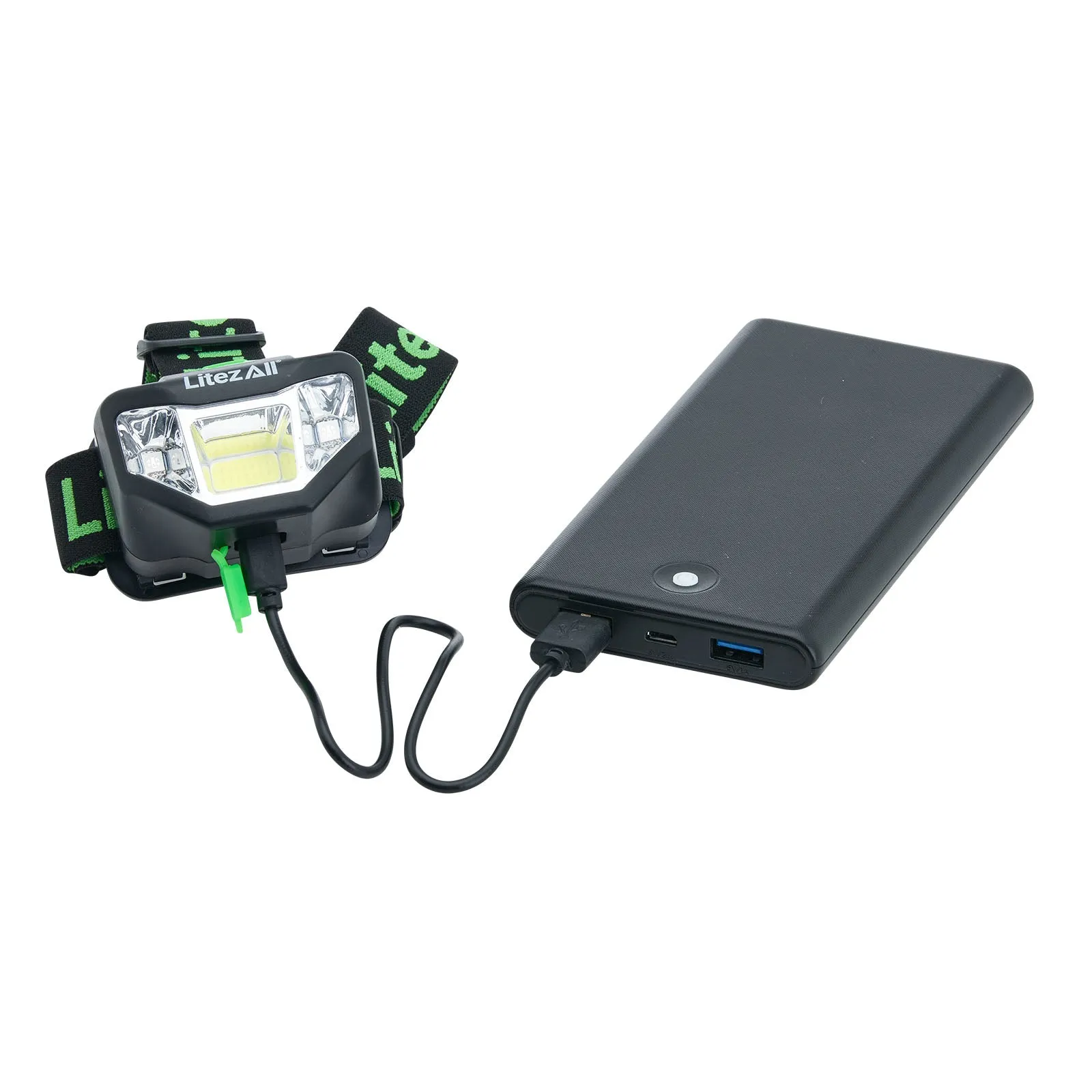 LitezAll Rechargeable Quattro 4 Mode Headlamp