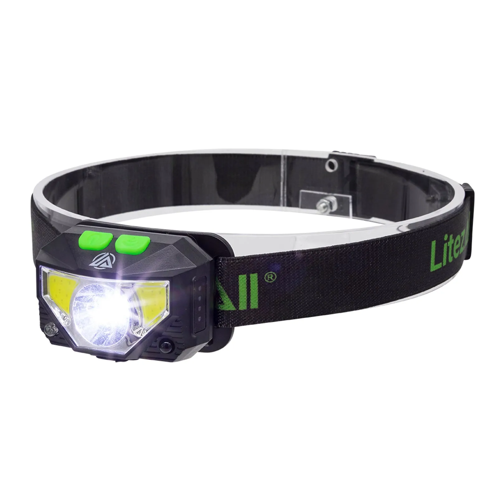 LitezAll SWYPE Rechargeable Motion Activated LED Headlamp Multifunction