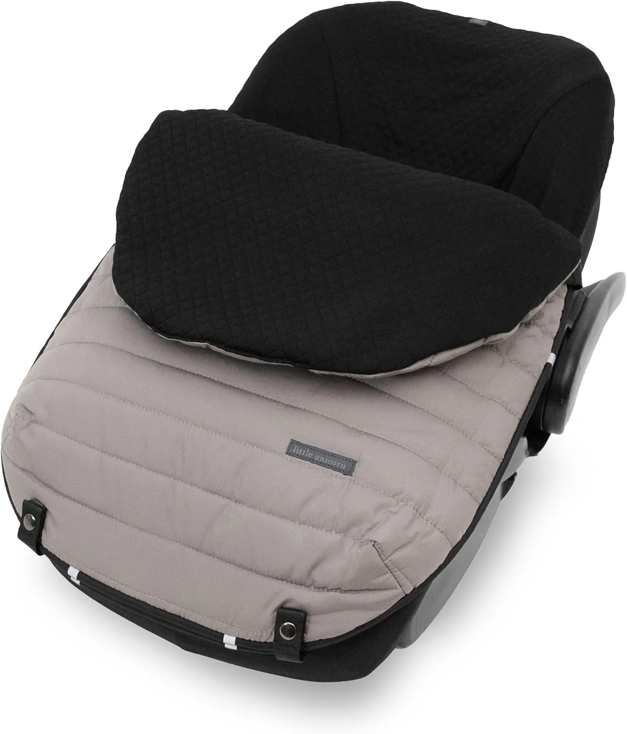 Little Unicorn Infant Car Seat Footmuff | Weather Resistant Bunting Bag | Universal Fit for Baby Car Seat & Travel System | Open Back Design | Non-Slip Backing | Easy Magnetic Closures | Machine Wash