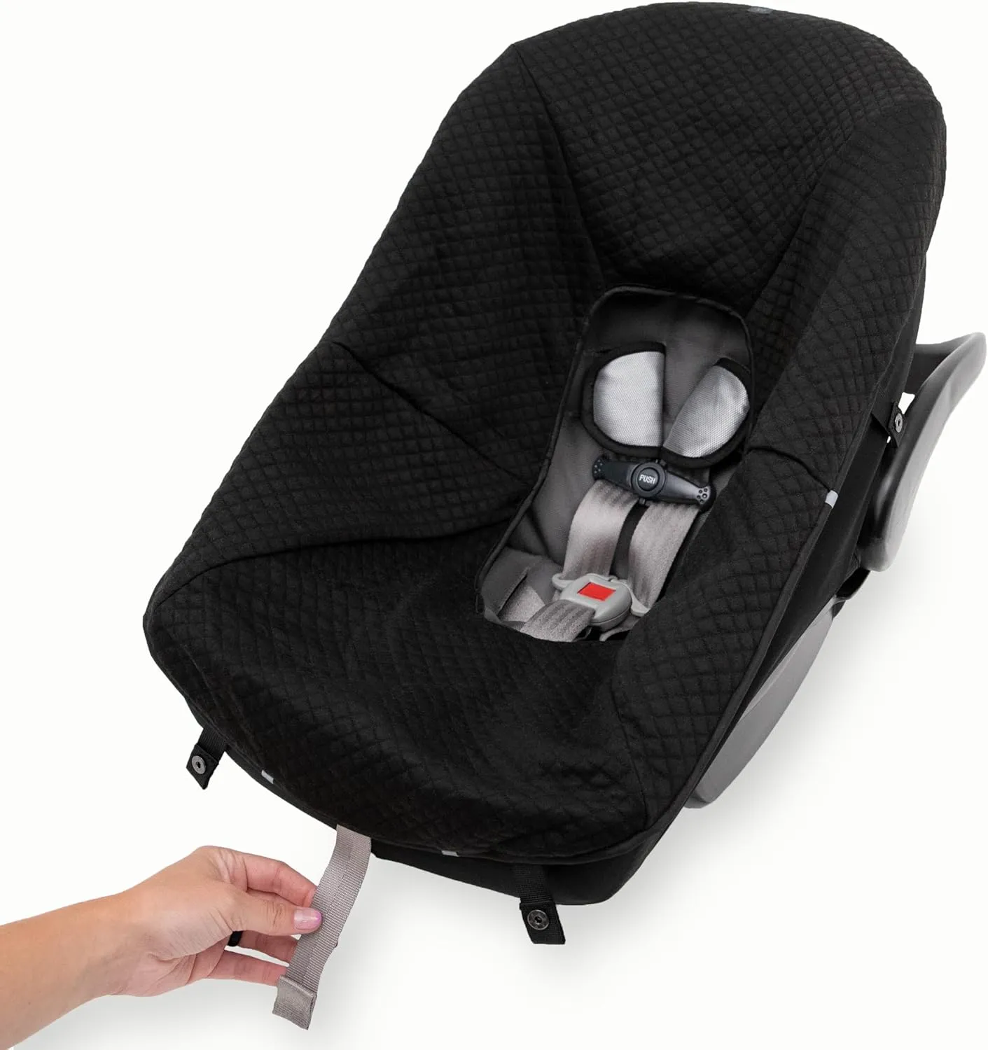 Little Unicorn Infant Car Seat Footmuff | Weather Resistant Bunting Bag | Universal Fit for Baby Car Seat & Travel System | Open Back Design | Non-Slip Backing | Easy Magnetic Closures | Machine Wash
