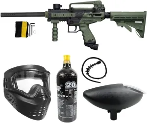 Maddog Tippmann Cronus Bronze CO2 Paintball Marker Starter Package - Tactical Olive
