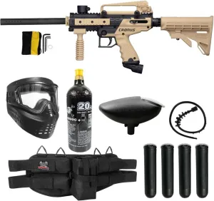Maddog Tippmann Cronus Tactical Silver Paintball Gun Marker Starter Package