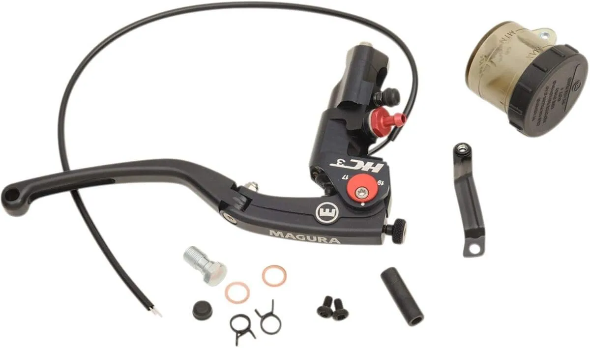 Magura USA HC3 Adjustable Radial Brake Master Cylinder (18mm/17mm to 19mm Adjustable/Standard Folding Lever)