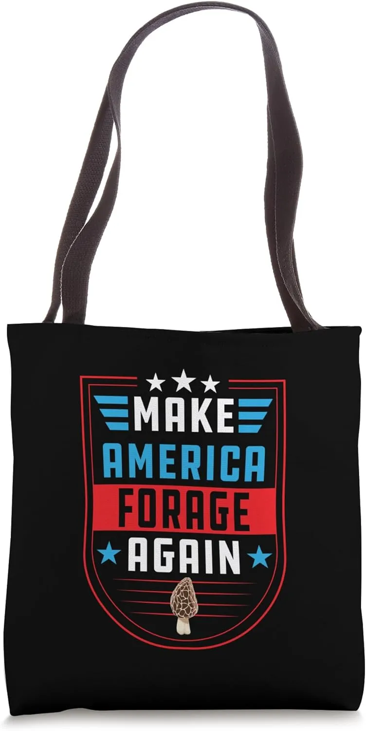 Make America Forage Again Funny American Political Joke Tote Bag