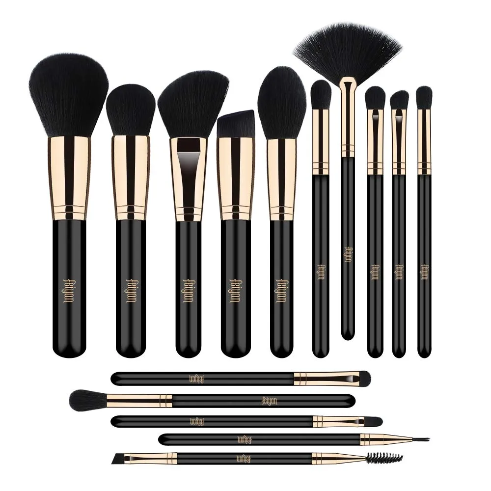 Makeup brushes 15pcs Professional Brush Set Premium Vegan Soft Blending EyeShadow Eyelash Eyeliner lip brushes kit